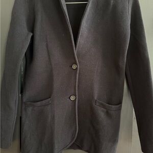Women's J Crew Black Sweater Blazer XXS